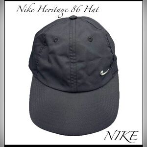 Nike Black w/Silver Swoosh S1ZE Heritage86 Unisex Hat